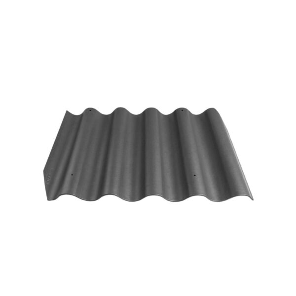 Värvitud eterniit laineplaat Eternit Gotika grafiit 585x920 mm