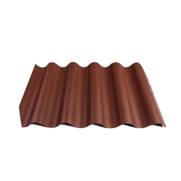 Värvitud eterniit laineplaat Eternit Gotika kirsipunane 585x920 mm
