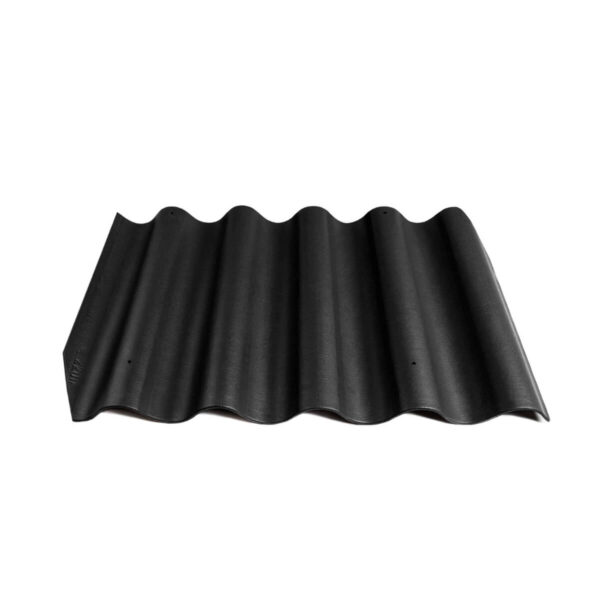 Värvitud eterniit laineplaat Eternit Gotika must 585x920 mm