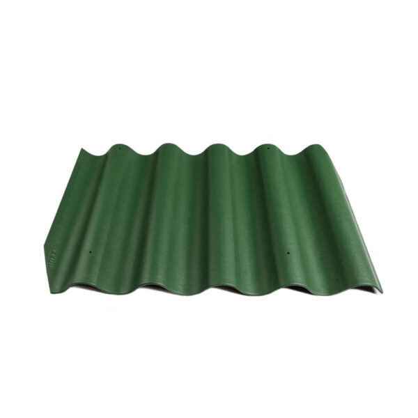 Värvitud eterniit laineplaat Eternit Gotika roheline 585x920 mm