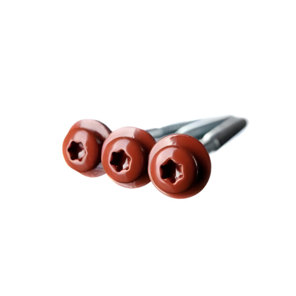 Isepuuriva-otsaga-Eternit-laineplaadi-kruvid-6,0-x-100-mm-tumepunane,-100-tk