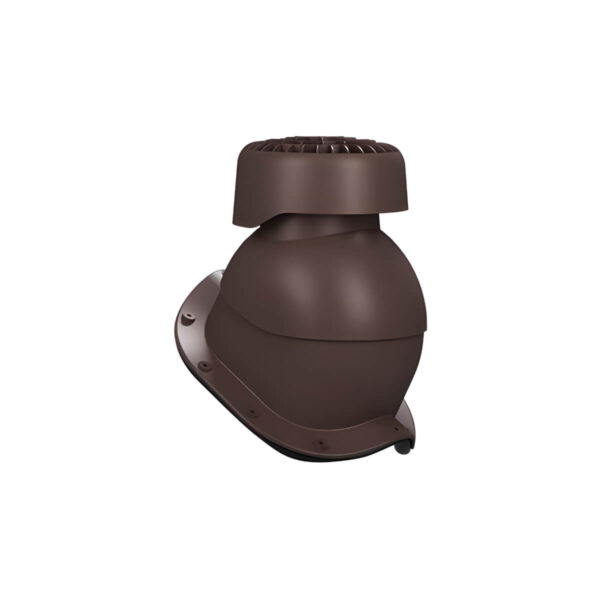 Kanalisatsiooni-läbiviik-viielainelisele-laineplaadile-Wirplast-Perfekta-E-pruun-Ø125mm