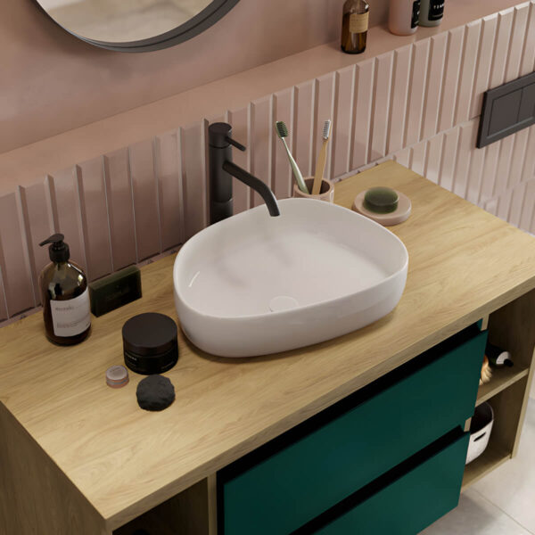 Sahtlitega-valamukapp-COMO-D60,-tumeroheline-matt,-60-cm,-seinale-kinnitatav-2