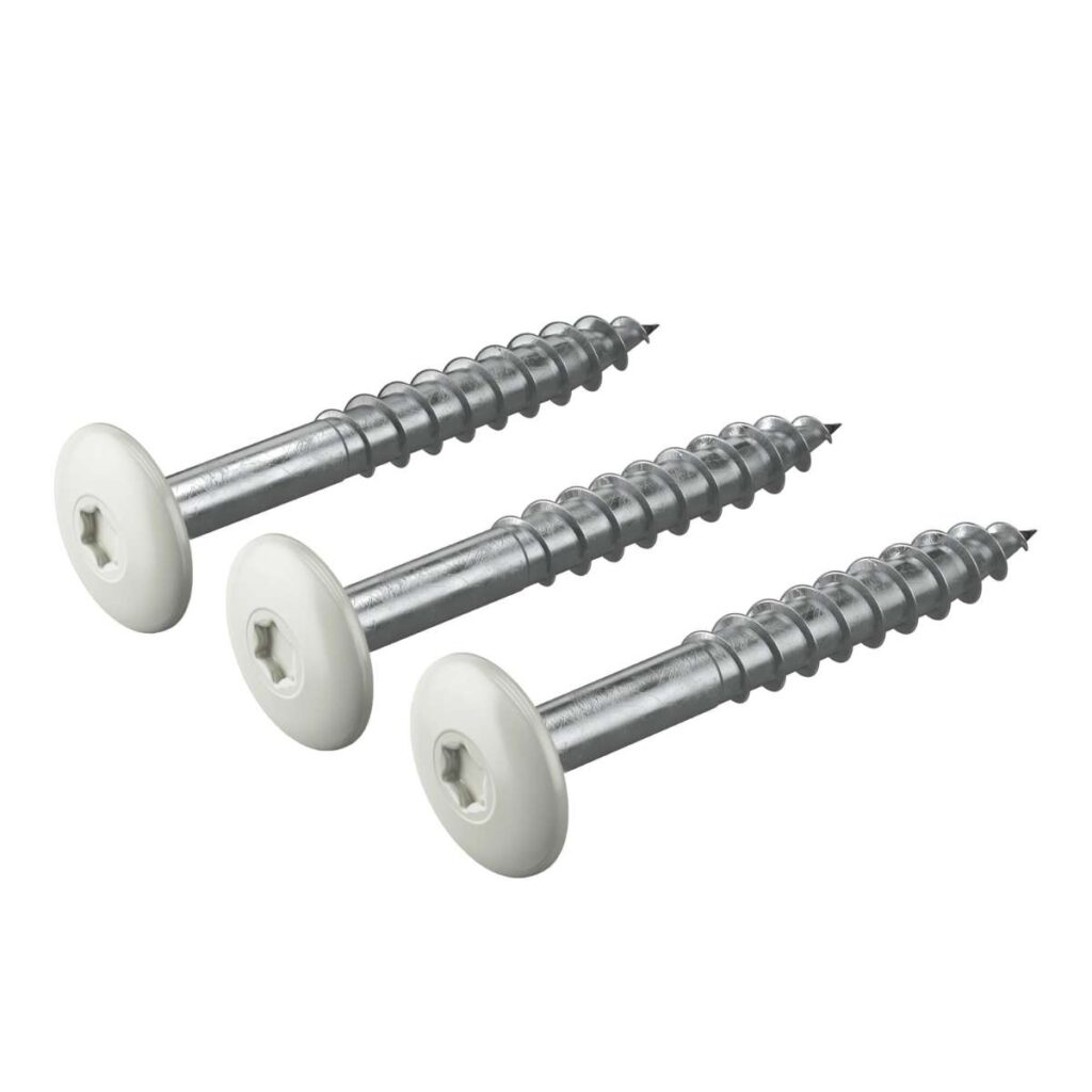 Varvitud-Hardie-voodrilaua-kruvid-TORX-250-tk-pakis-lumivalge