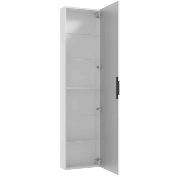 AVOLA-C42-–-kõrge-vannitoakapp-valge-matt-,-42×170×17-cm
