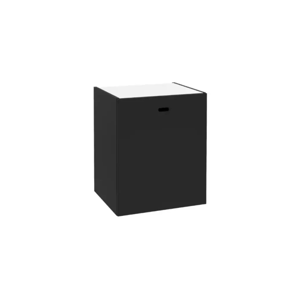 MO-RE-B50-vannitoakapp-–-must-matt,-50-cm,-pesukorviga,-freeskäepide