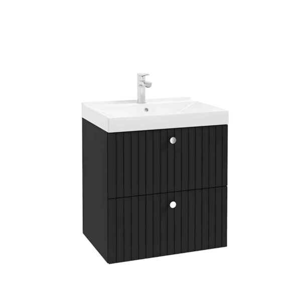Sahtlitega-valamukapp-FUEGO-D60,-must-matt,-60-cm,-seinale-kinnitatav