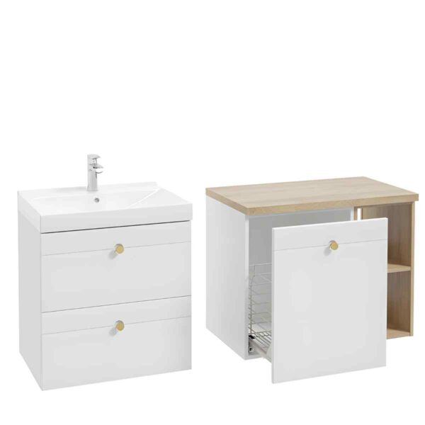 vannitoakapp-pesukorviga-ISOLE-B50-valge-matt-50-cm