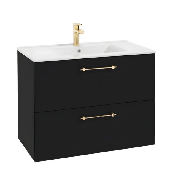 Valamukapp-METRO-SYSTEM-D80,-matt-must,-80-cm,-seinale-kinnitatav