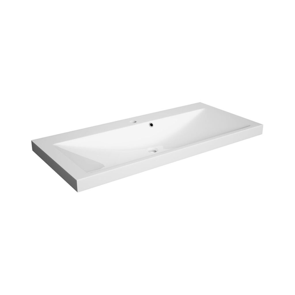 Vannitoavalamu-Zeen-100x46-cm,-valge-polümeerbetoon