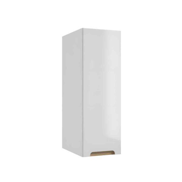 kõrge-vannitoakapp-30-cm-STILLA-C30-valge-kõrgläige-Soft-Close-klaasriiul-30×90×45-seinale-180°