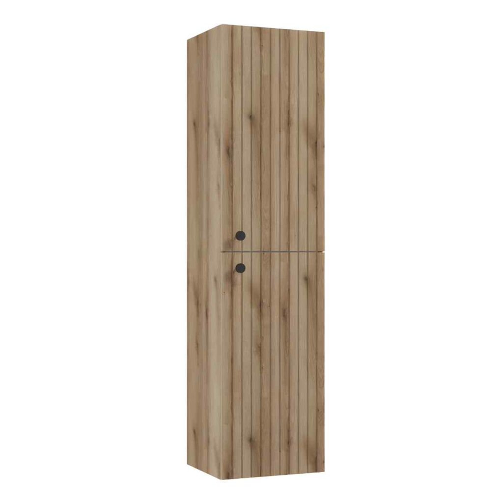 kõrge-vannitoakapp-35-cm-RIETTI-C35-evoke-tamm-seinale-35×140×32-Soft-Close