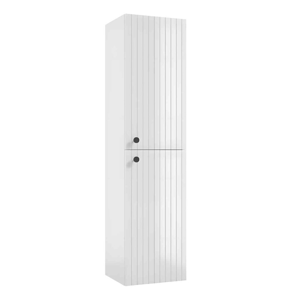 kõrge-vannitoakapp-35-cm-RIETTI-C35-valge-kõrgläige-2-ust-seinale-35×140×32