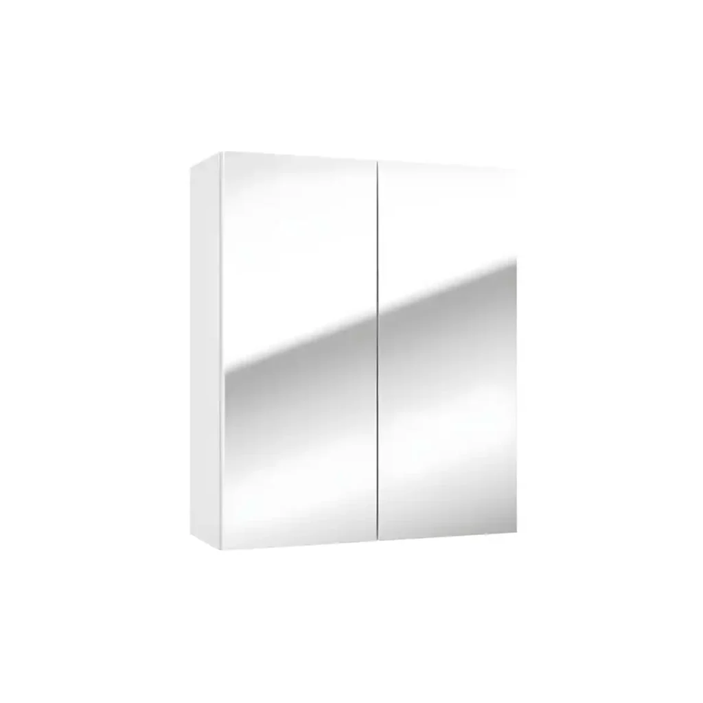 peeglikapp-50-cm-DUO-E50-peegel-valge-kõrgläige-Push-to-Open-Soft-Close-50×60×20