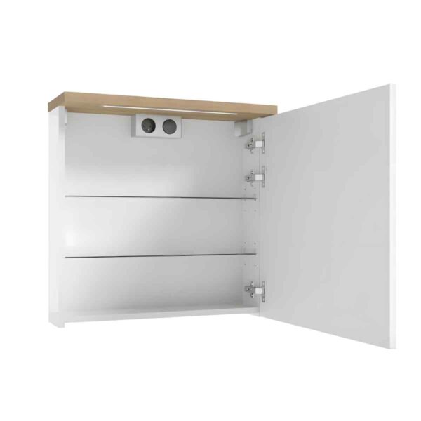 peeglikapp-60-cm-LED-STILLA-E60-valge-kõrgläige-Soft-Close