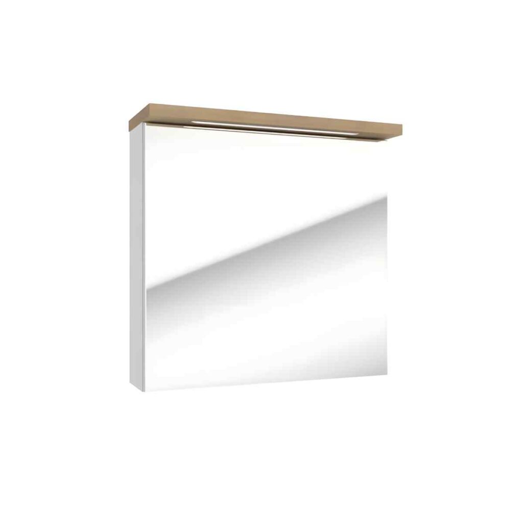 peeglikapp-60-cm-LED-STILLA-E60-valge-kõrgläige-Soft-Close-60×60×20