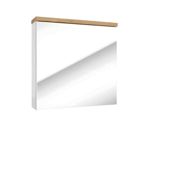 peeglikapp-60-cm-SPACE-SYSTEM-E60-peegel-valge-kõrgläige-seinale-kinnitatav-60×60×15