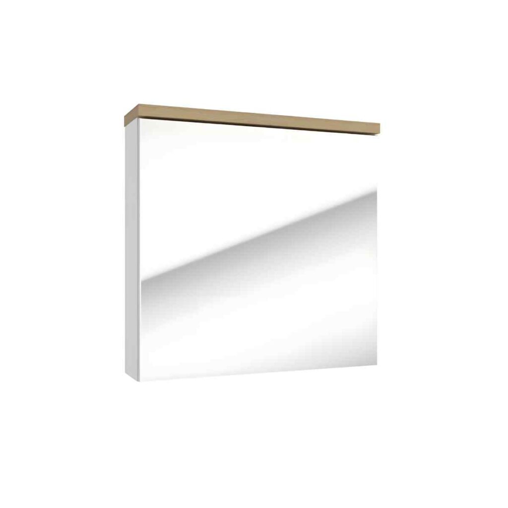 peeglikapp-60-cm-STILLA-E60-valge-Soft-Close-60×60×15-seinale