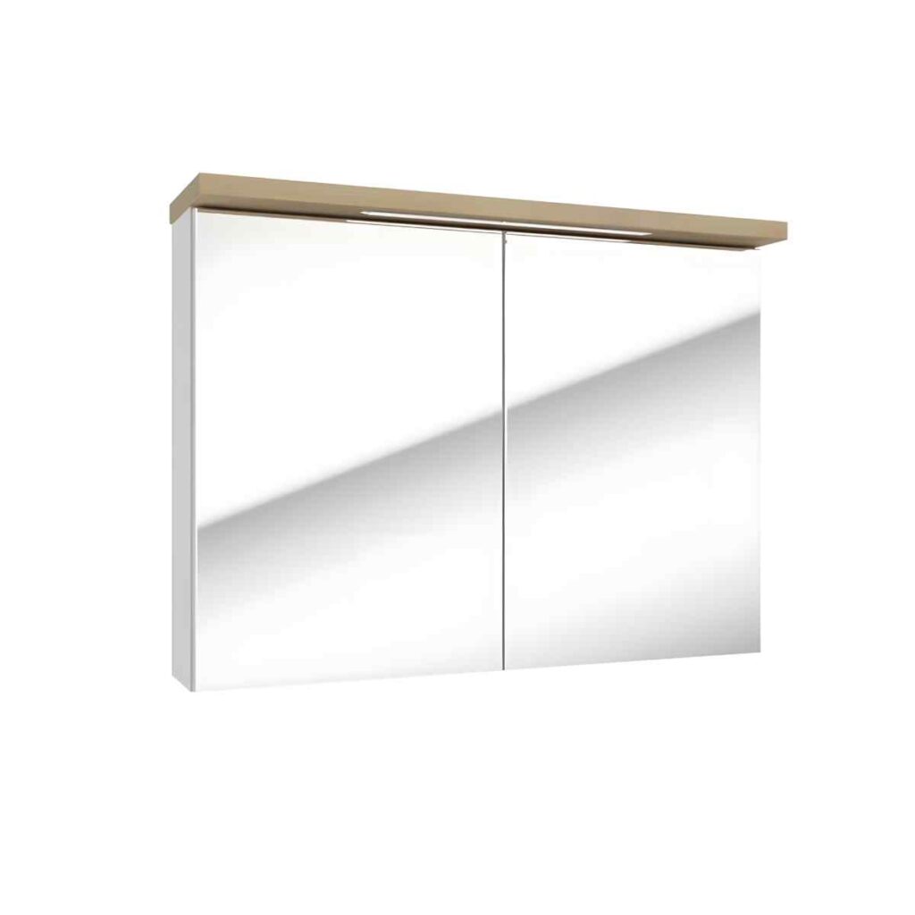 peeglikapp-80-cm-LED-STILLA-E80-valge-kõrgläige-Soft-Close-80×60×20