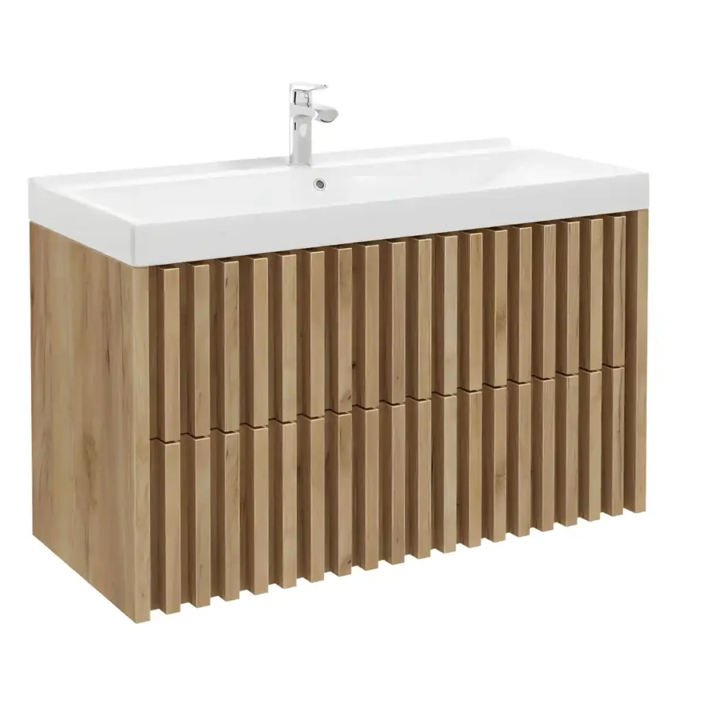 valamukapp-100-cm-DELANO-D100-kuldtamme-dekoor-seinale-kinnitatav-lamell-esipaneel