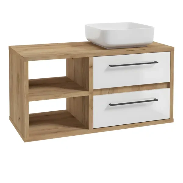 valamukapp-100-cm-EMPOLI-D100-valge-kõrgläige-kuldtamme-korpusega-100x45x50-seinale-kinnitatav