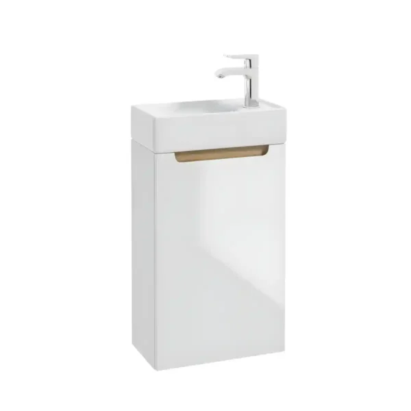 valamukapp-40-cm-STILLA-D40-valge-kõrgläige-Soft-Close-seinale-40×60×22