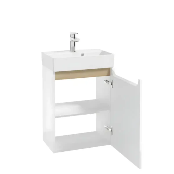 valamukapp-47-cm-STILLA-D50-valge-kõrgläige-Soft-Close-seinale-47×60×30