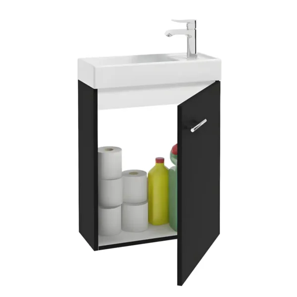 valamukapp-50-cm-KIM-D50-must-lakk-must-laminaat-seinale-50×60×23-komplekt-valamu