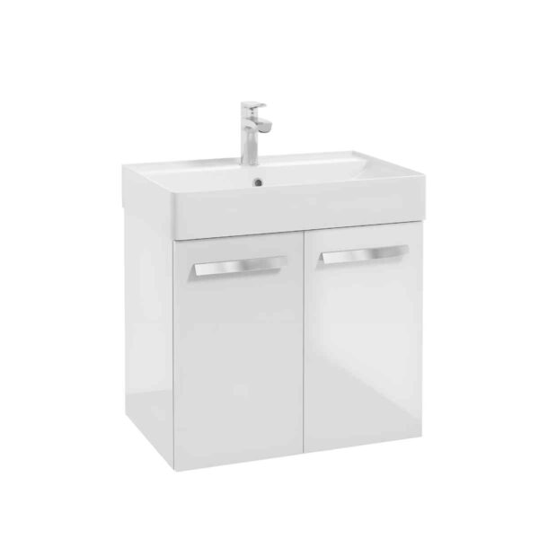 valamukapp-60-cm-FARO-D60-valge-kõrgläige-uste­ga-seinale-kinnitatav-60×50×40