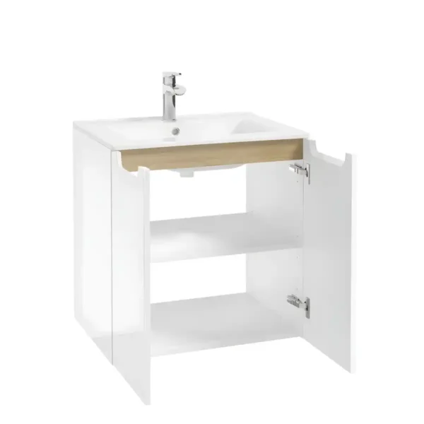 valamukapp-60-cm-STILLA-D60-valge-kõrgläige-2-ust-Soft-Close