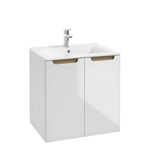 valamukapp-60-cm-STILLA-D60-valge-kõrgläige-2-ust-Soft-Close-60×60×45