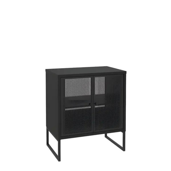 valamukapp-70-cm-FIORA-D70-must-metall-uksed-must-korpus-jalgadel
