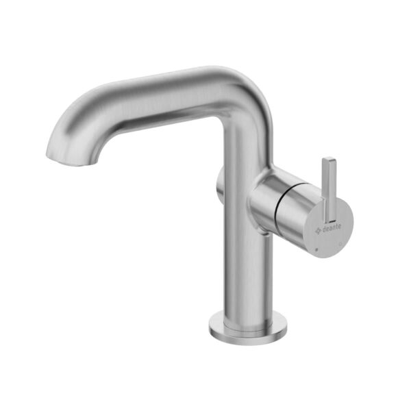 Harjatud-teras-valamusegisti-Deante-Silia-17-cm,-messing