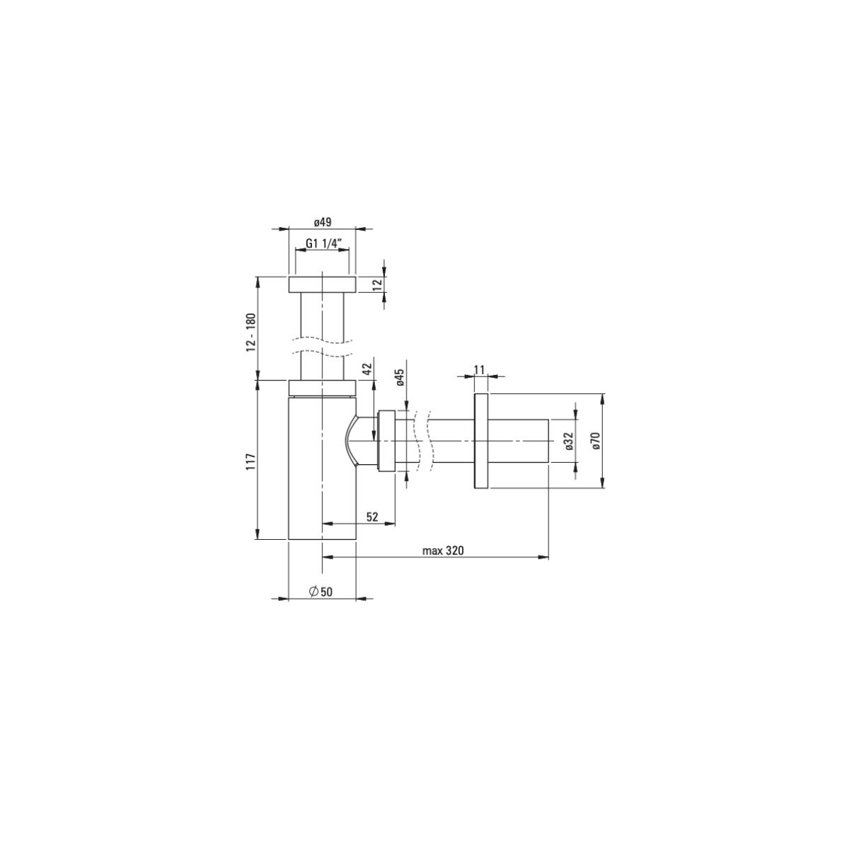 Valamusifoon-Lux-1-1:4″,-kroomitud-messing-joonis