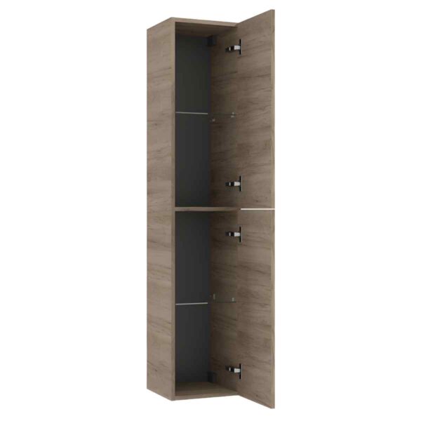 kõrge-vannitoakapp-30-cm-FARO-C30-rockfordi-pähkli-dekoor-30×150×30,2