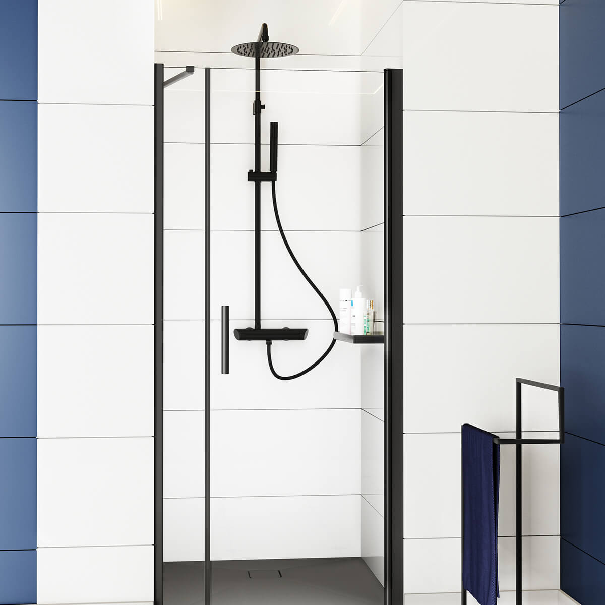 Dušikomplekt-koos-segistiga-Deante-Arnika,-must2