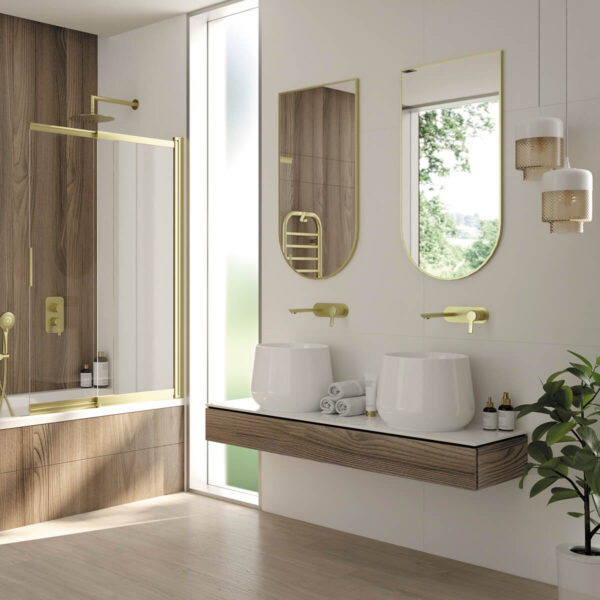 Harjatud-kuld-seinapealne-valamusegisti-Deante-Arnika-20.6-cm,-messing-1