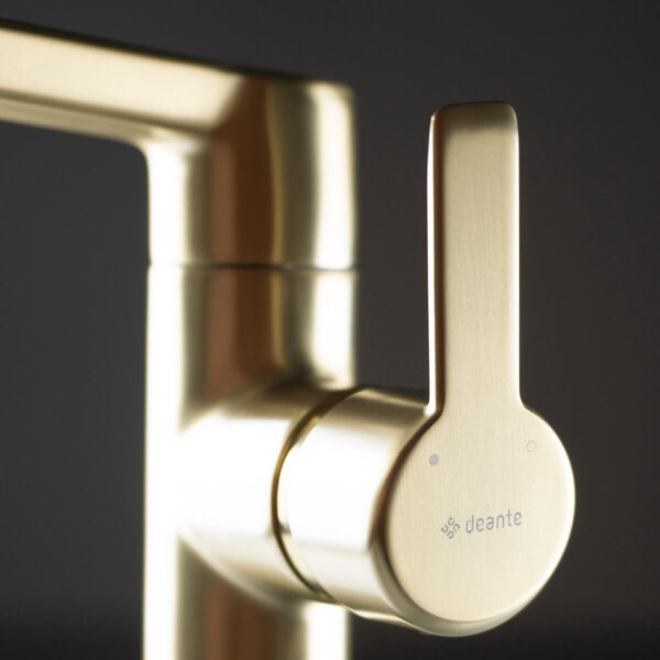 Harjatud-kuld-valamusegisti-Deante-Arnika-25.9-cm,-messing-1