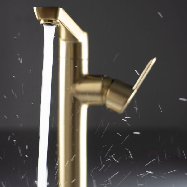 Harjatud-kuld-valamusegisti-Deante-Arnika-25.9-cm,-messing-2