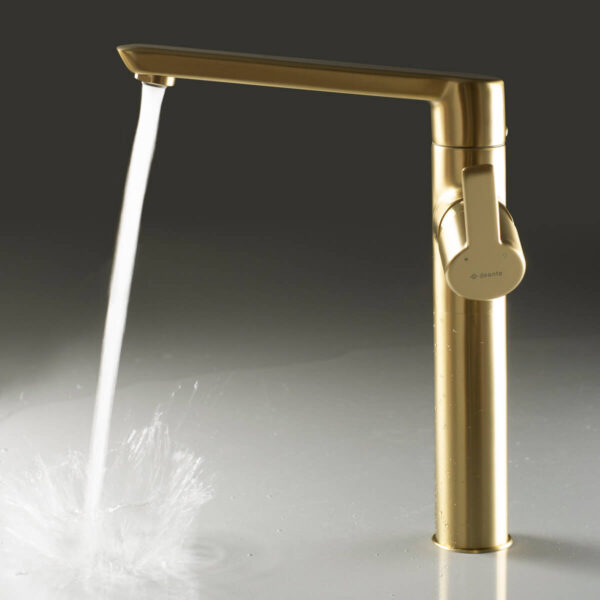 Harjatud-kuld-valamusegisti-Deante-Arnika-25.9-cm,-messing-3