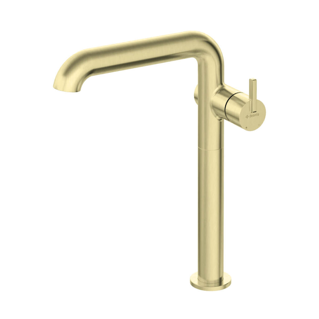 Harjatud-kuld-valamusegisti-Deante-Silia-30.5-cm,-messing