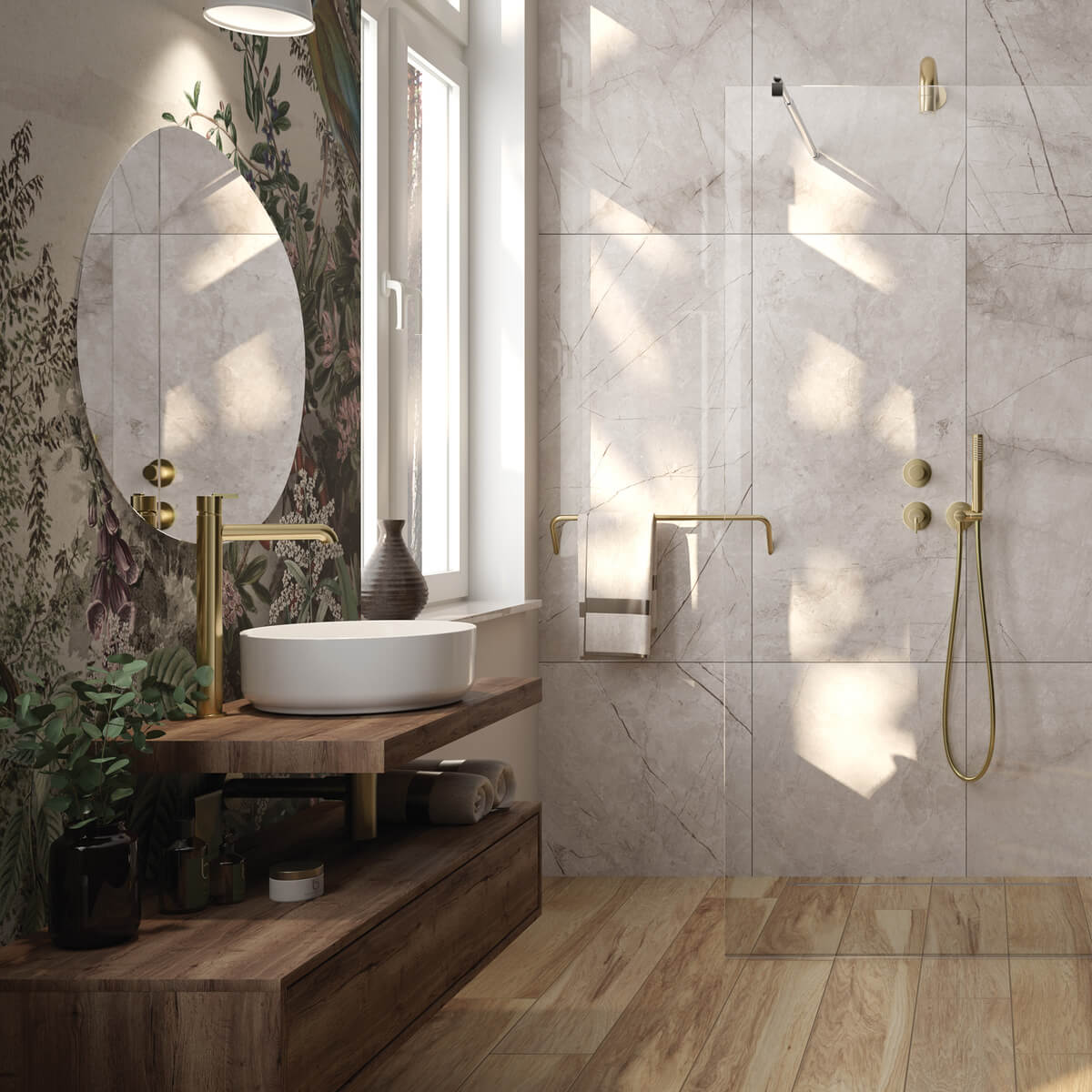 Harjatud-kuld-valamusegisti-Deante-Silia-34.4-cm,-messing-2