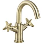 Harjatud-vask-valamusegisti-Deante-Temisto-21-cm,-messing