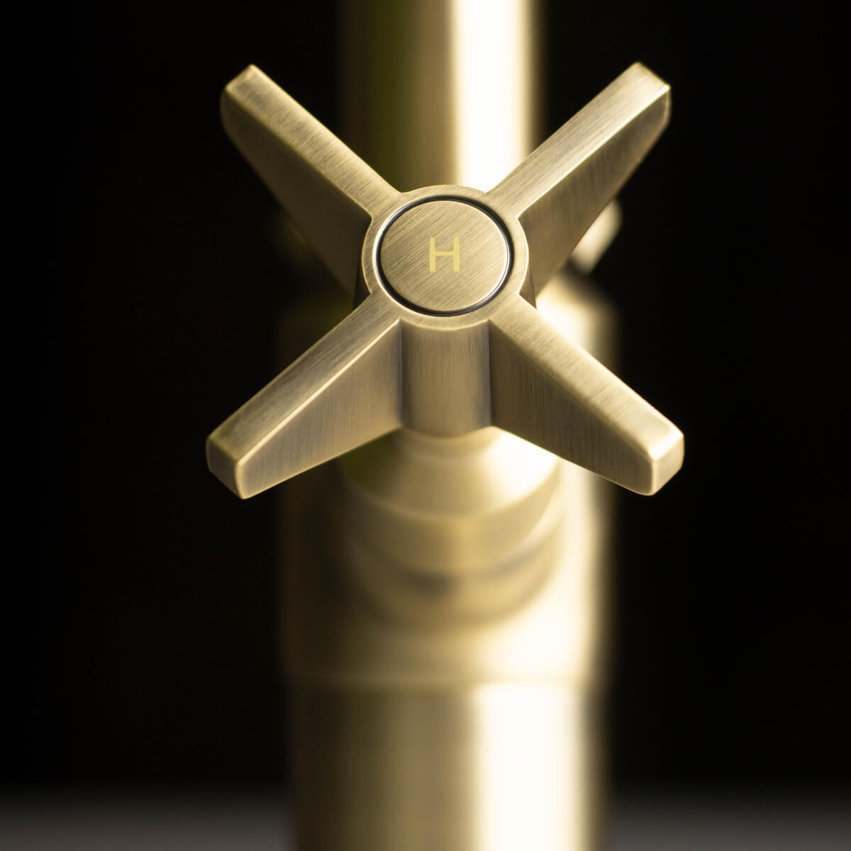 Harjatud-vask-valamusegisti-Deante-Temisto-21-cm,-messing-2