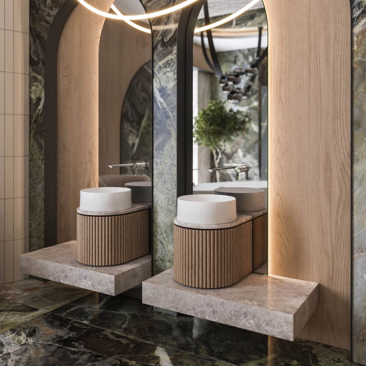 Kroomitud-seinapealne-valamusegisti-Deante-Silia-20.8-cm,-messing-2