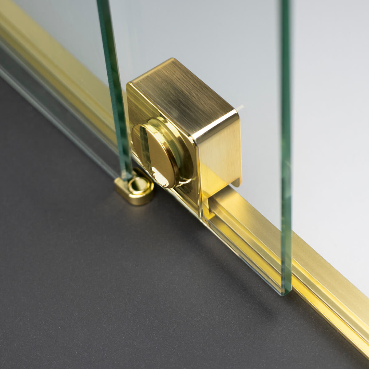 Lükanduksega-dušisein-Deante-Prizma-90x195-cm,-harjatud-kuld2