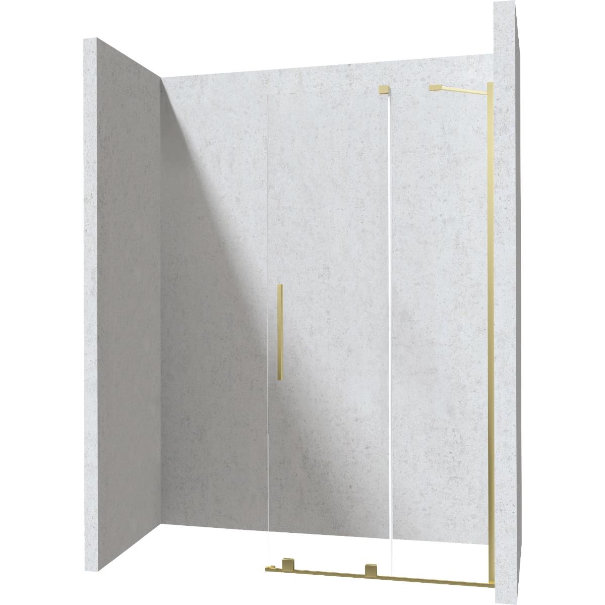 Lükanduksega-dušisein-Deante-Prizma-90x195-cm,-harjatud-kuld6