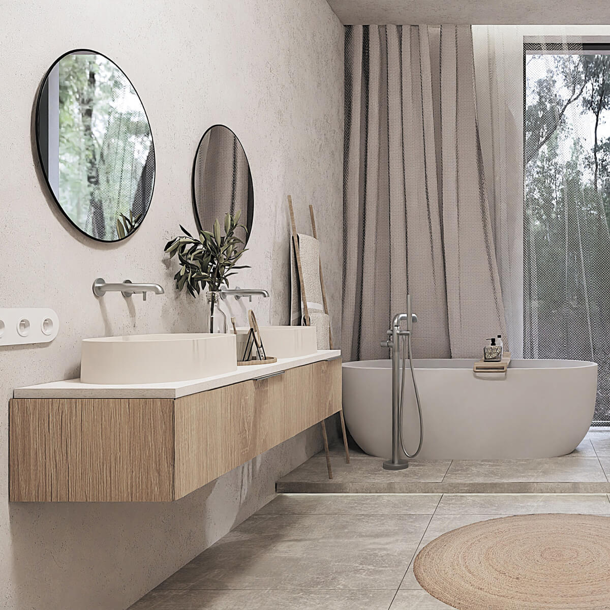 Põrandapealne-vannisegisti-Deante-Silia-II,-harjatud-teras4