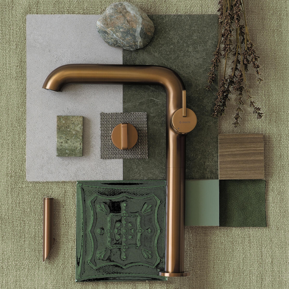 Pronks-valamusegisti-Deante-Silia-30.5-cm,-messing-1