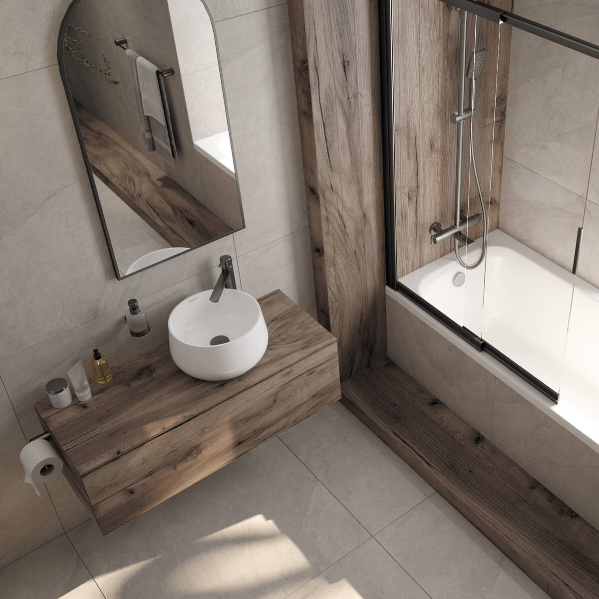 Titaanium-valamusegisti-Deante-Arnika-30.2-cm,-messing-2